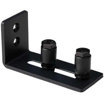 Prowadnica dolna do systemu drzwi przesuwnych typu Barn Door - dwie rolki małe