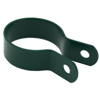 Obejma końcowa do siatki do słupka Fi38 mm zielona