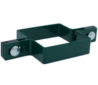 Obejma pośrednia na słupek 80x80 mm zielona