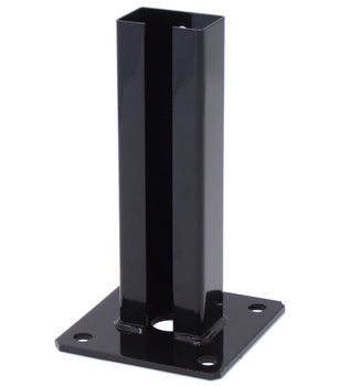 Podstawa słupka 60x40 mm czarny 