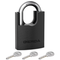 Kłódka pałąkowa 70 żeliwna z chronionym pałąkiem