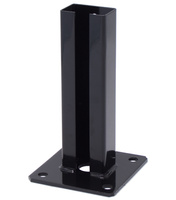 Podstawa słupka 60x40 mm czarny 